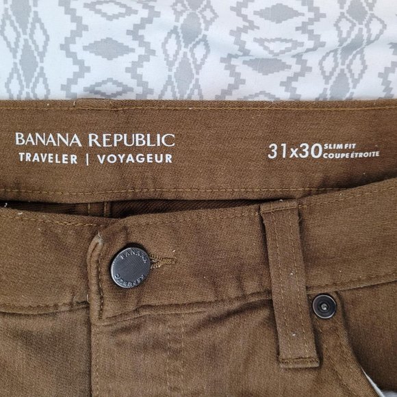 Banana Republic brown jeans. Size 31x30. NWOT - Picture 6 of 7